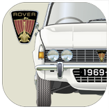 Rover P6 V8 3500 1969-70 Coaster 7